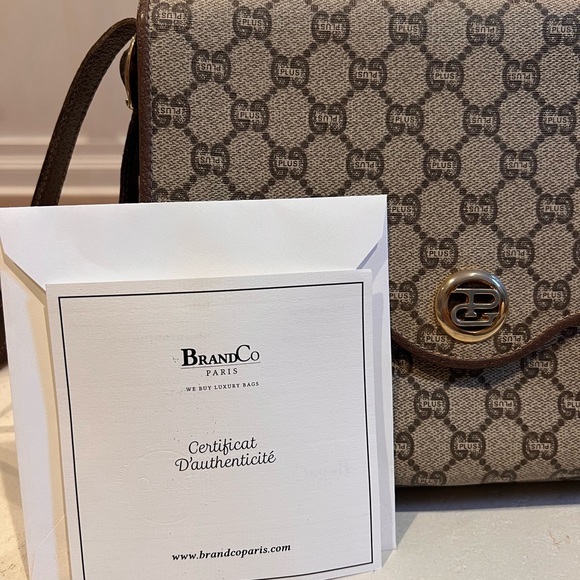 GUCCI PLUS Authentic Vintage GG Supreme Canvas Crossbody Shoulder Bag w/ COA - Picture 10 of 10